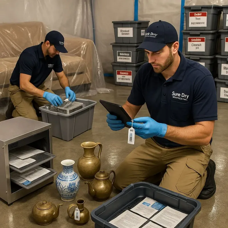 Content Protection and Restoration process in West Town, IL