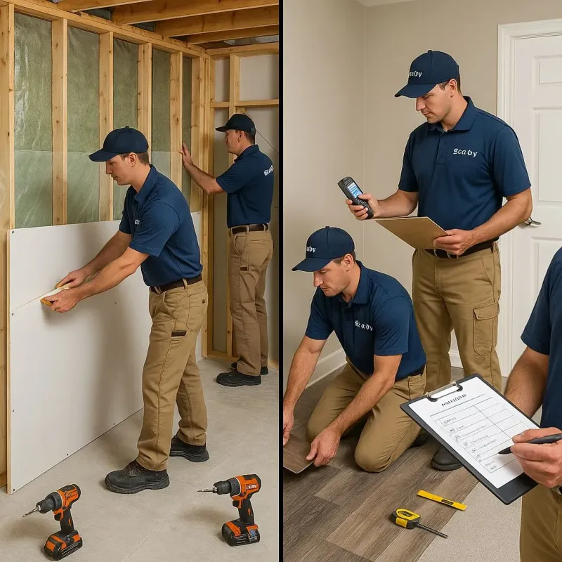 Repairs and Reconstruction process in West Town, IL